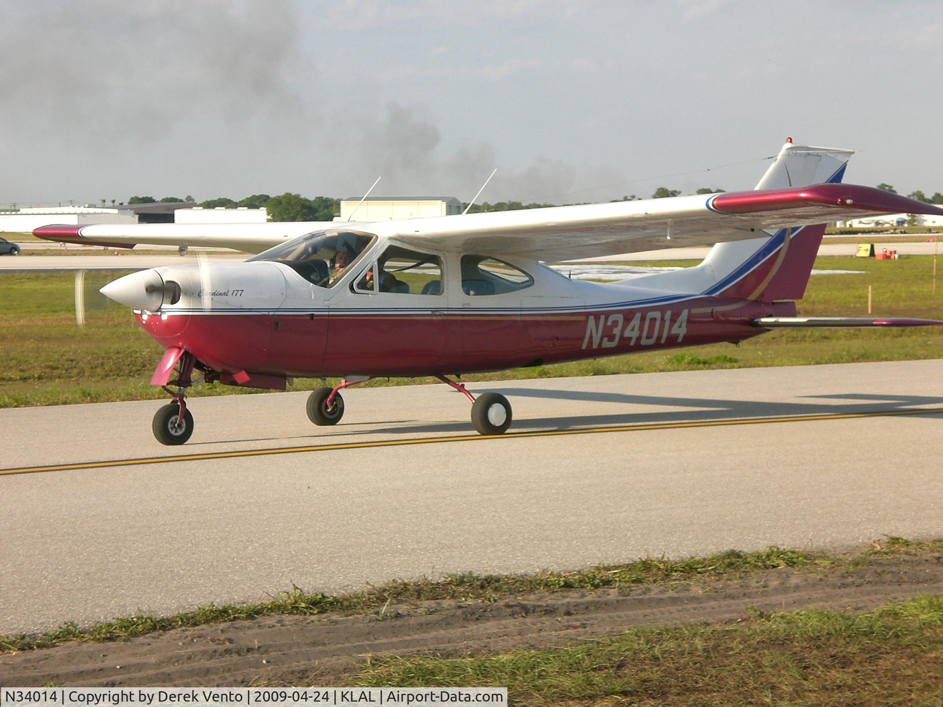 N34014, 1976 Cessna 177RG Cardinal C/N 177RG0949, Sun 'N Fun 2009