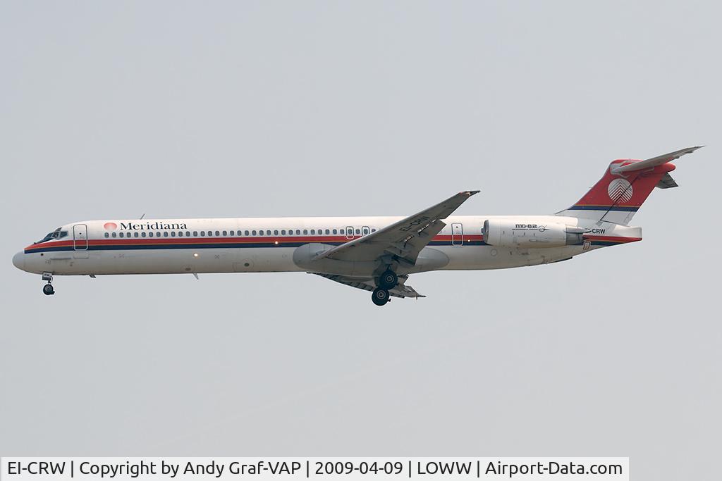 EI-CRW, 1991 McDonnell Douglas MD-83 (DC-9-83) C/N 49951, Meridiana MD80