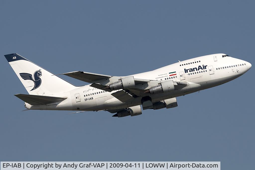 EP-IAB, 1976 Boeing 747SP-86 C/N 20999, Iran Air 747SP