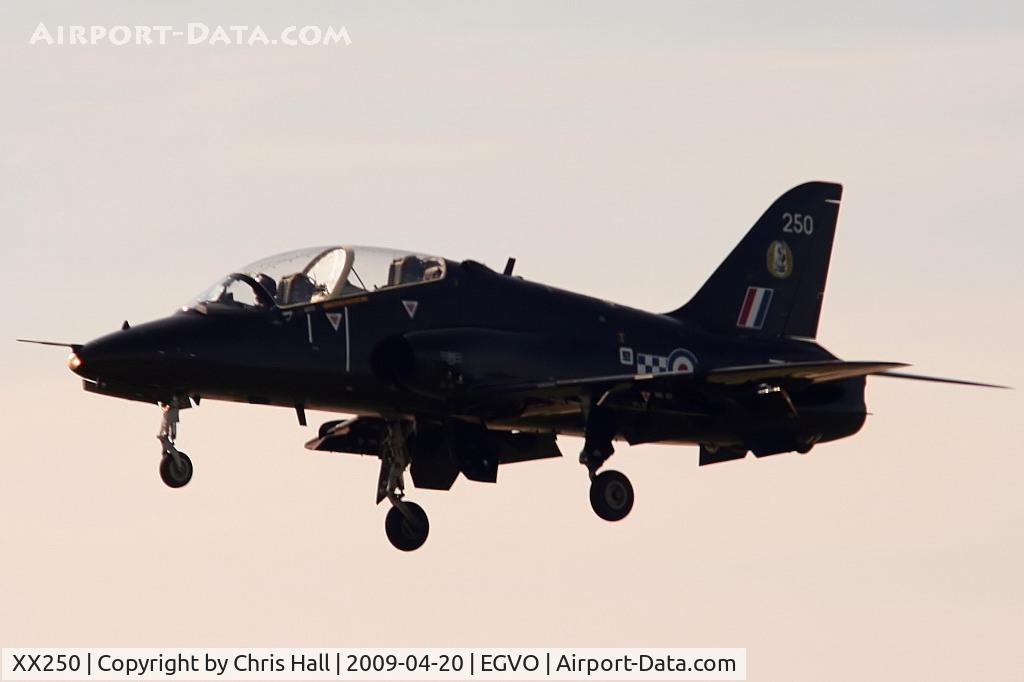 XX250, 1978 Hawker Siddeley Hawk T.1 C/N 086/312086, RAF 19 Sqdn