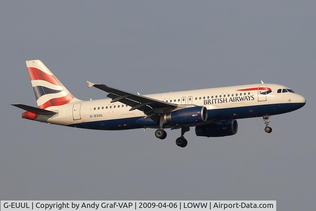 G-EUUL, 2002 Airbus A320-232 C/N 1708, British Airways A320