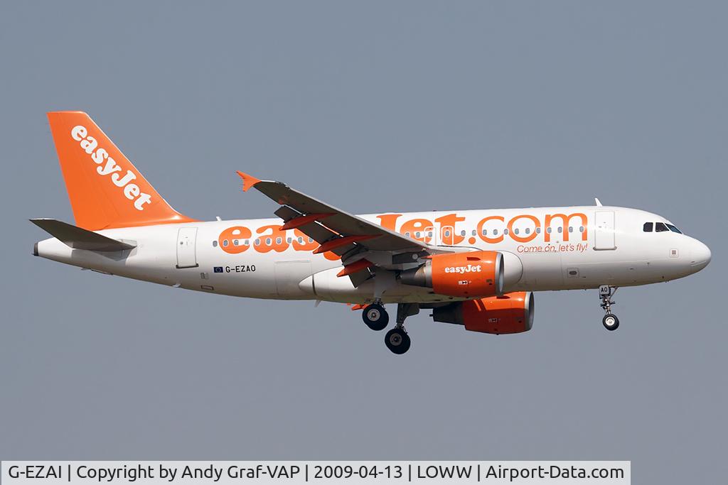 G-EZAI, 2006 Airbus A319-111 C/N 2735, Easyjet A319