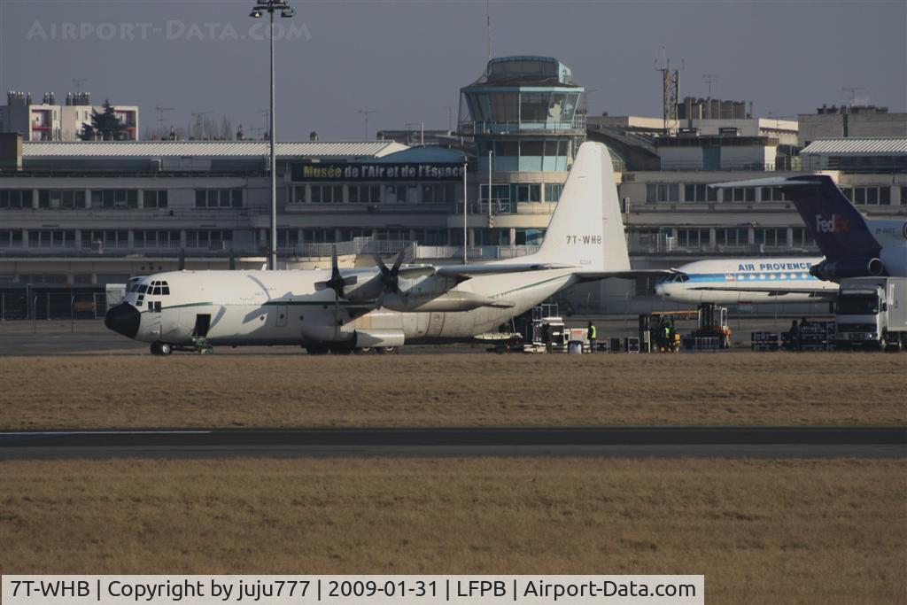 7T-WHB, 1990 Lockheed C-130H-30 Hercules C/N 382-5224, on transit at Le Bourget