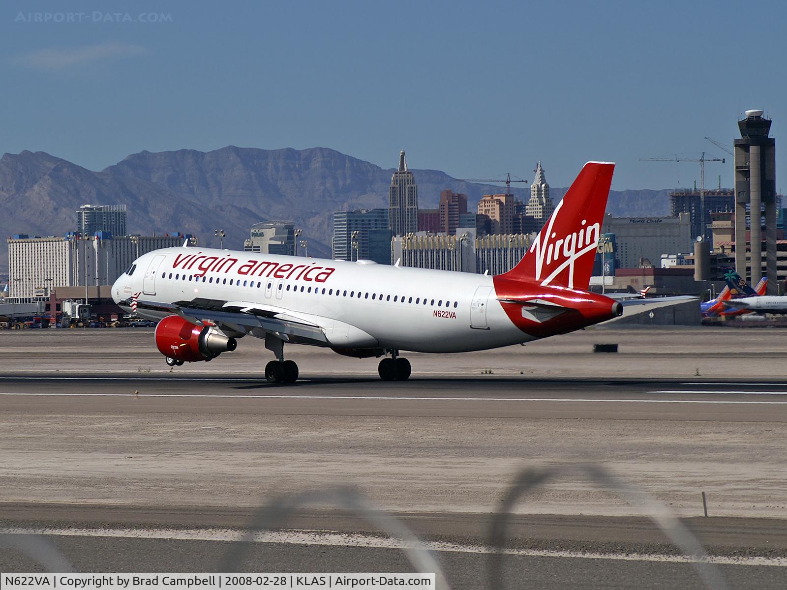 N622VA, 2006 Airbus A320-214 C/N 2674, Virgin America - 'California Dreaming' / 2006 Airbus A320-214