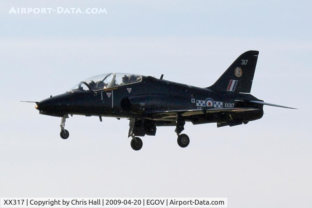 XX317, 1980 Hawker Siddeley Hawk T.1A C/N 159/312142, RAF No 4 FTS/19(R) Sqn