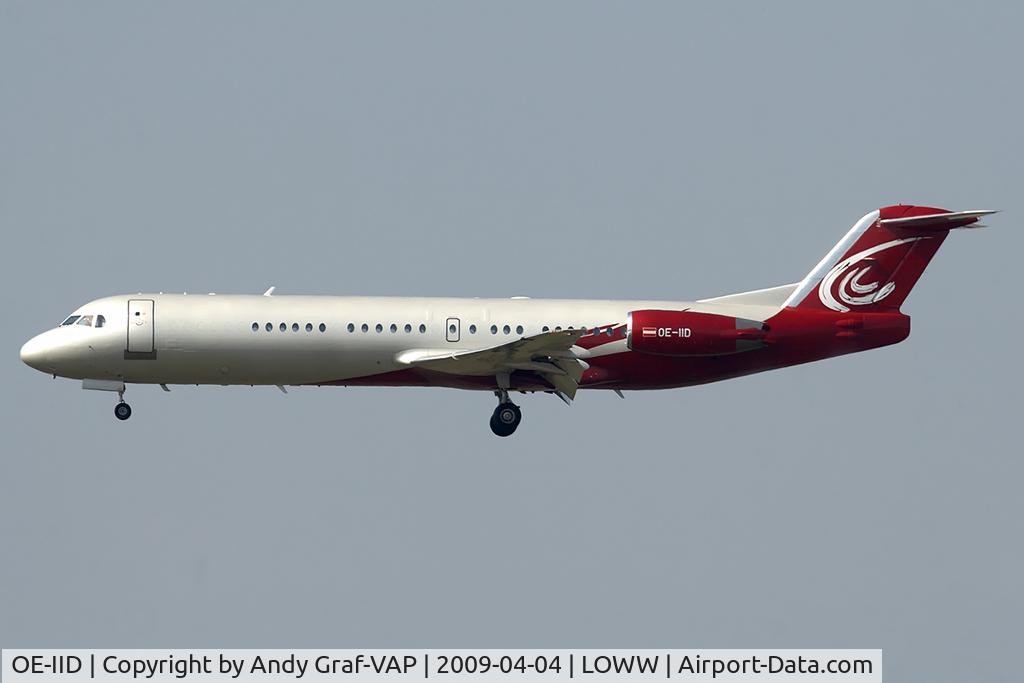 OE-IID, 1991 Fokker 100 (F-28-0100) C/N 11368, Fokker 100