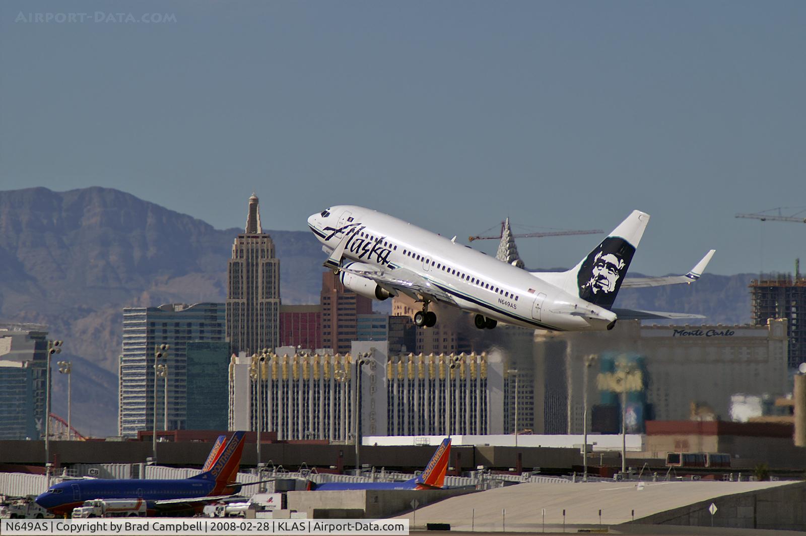 N649AS, 2003 Boeing 737-790 C/N 30663, Alaska Airlines / 2003 Boeing 737-790