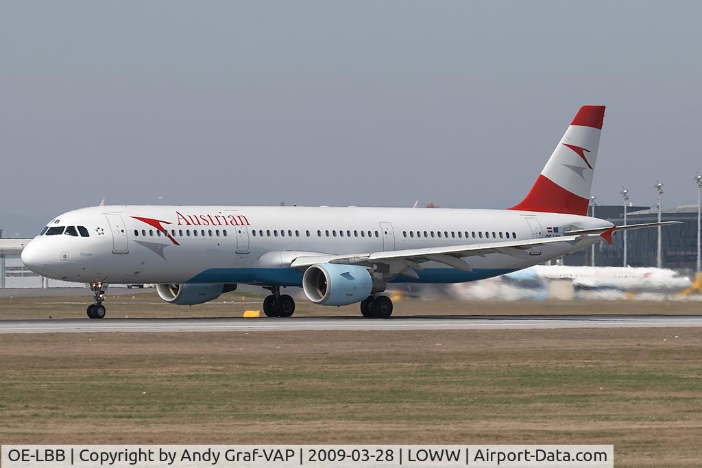 OE-LBB, 1995 Airbus A321-111 C/N 570, Austrian Airlines A321