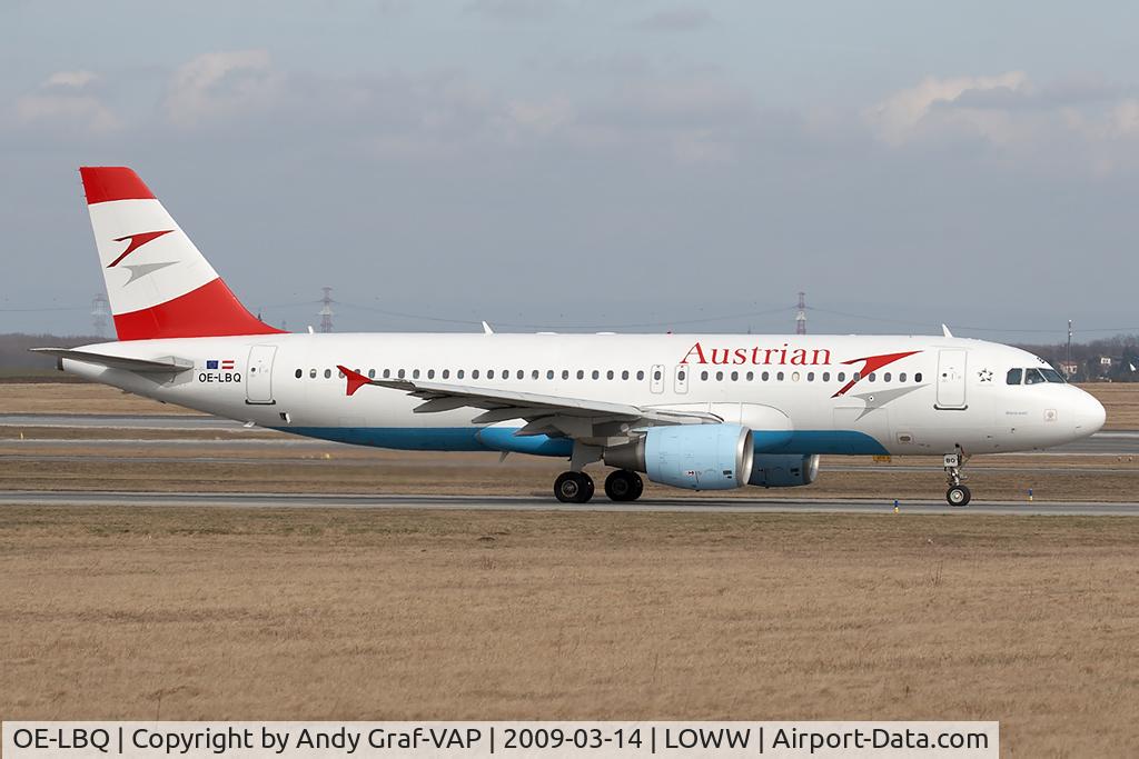 OE-LBQ, 1999 Airbus A320-214 C/N 1137, Austrian Airlines A320