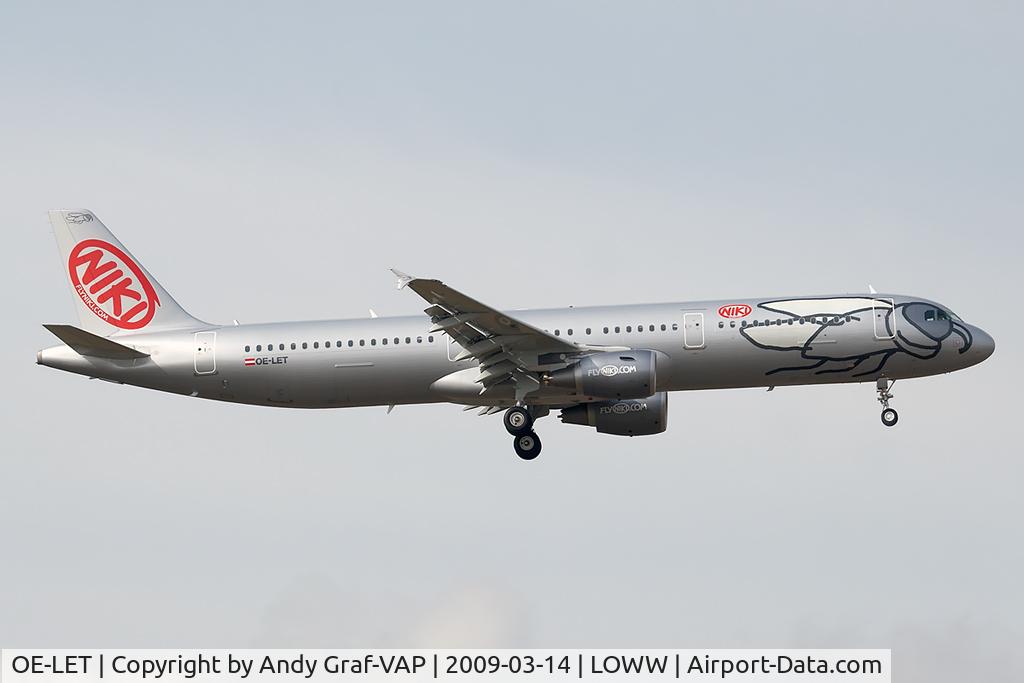 OE-LET, 2009 Airbus A321-211 C/N 3830, NIKI A321