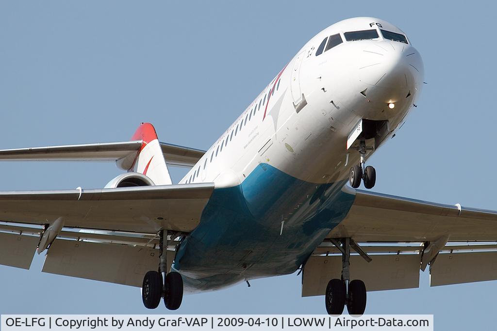 OE-LFG, 1995 Fokker 70 (F-28-0070) C/N 11549, Austrian Arrows F70