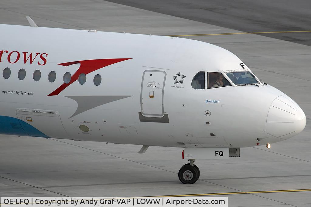 OE-LFQ, 1996 Fokker 70 (F-28-0070) C/N 11568, Austrian Arrows F70