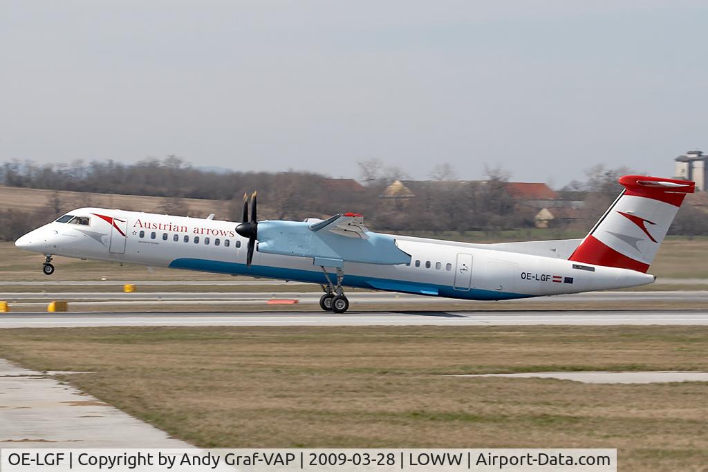 OE-LGF, 2002 De Havilland Canada DHC-8-402Q Dash 8 C/N 4068, Austrian Arrows Dash 8-400