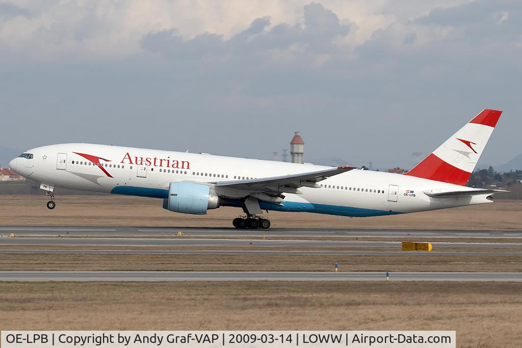 OE-LPB, 1998 Boeing 777-2Z9/ER C/N 28699, Austrian Airlines 777-200