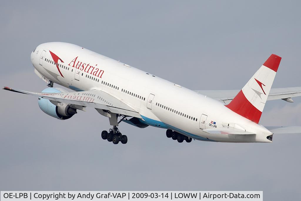 OE-LPB, 1998 Boeing 777-2Z9/ER C/N 28699, Austrian Airlines 777-200