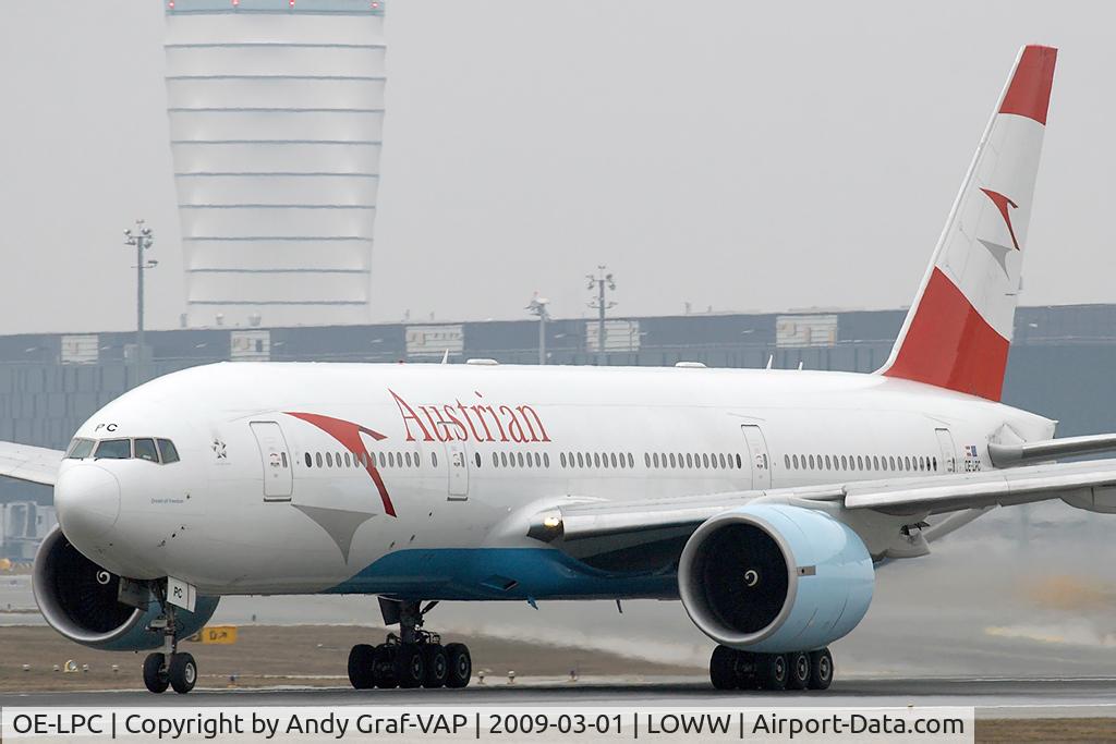 OE-LPC, 2002 Boeing 777-2Z9/ER C/N 29313, Austrian Airlines 777-200