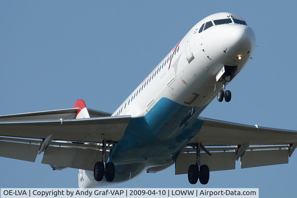 OE-LVA, 1994 Fokker 100 (F-28-0100) C/N 11490, Austrian Arrows F100
