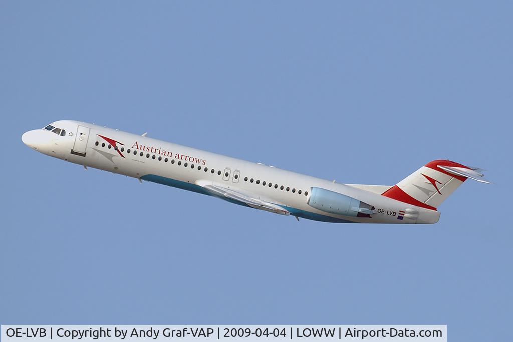OE-LVB, 1994 Fokker 100 (F-28-0100) C/N 11502, Austrian Arrows F100