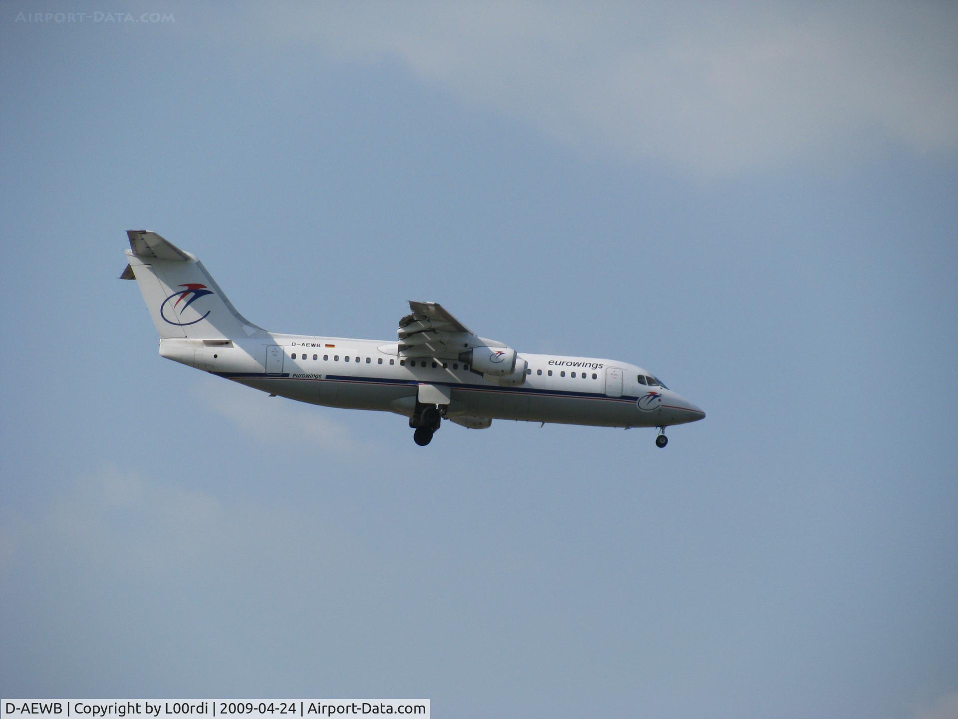 D-AEWB, 1990 British Aerospace BAe.146-300 C/N E3183, D-AEWB