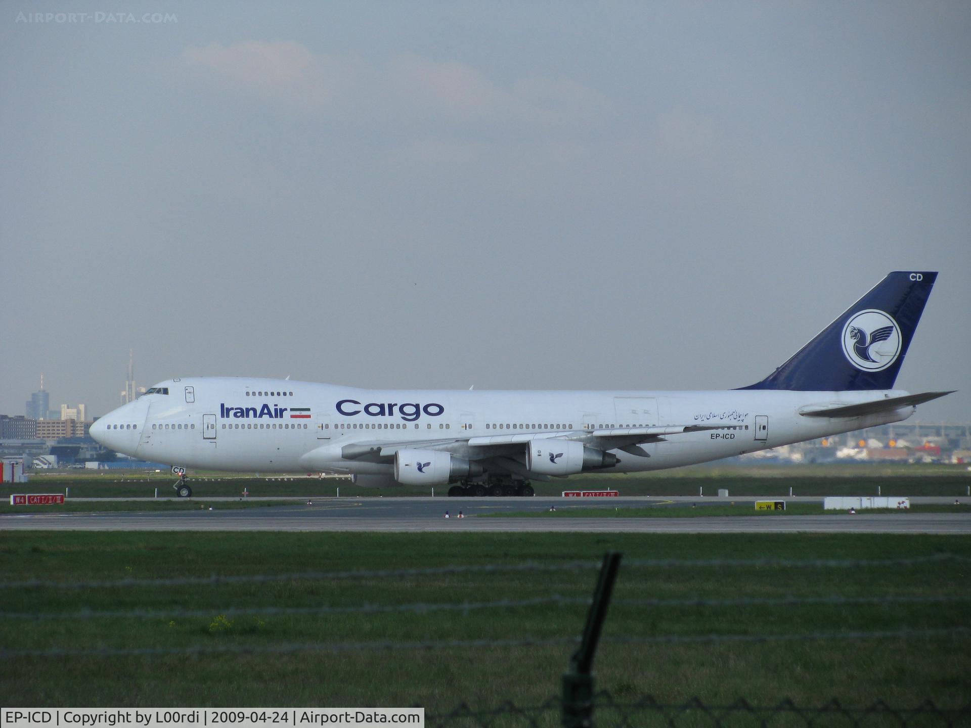 EP-ICD, 1988 Boeing 747-21AC C/N 24134, EP-ICD