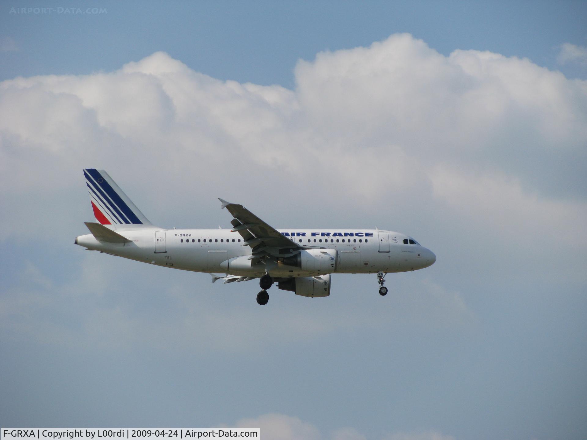 F-GRXA, 2001 Airbus A319-111 C/N 1640, F-GRXA