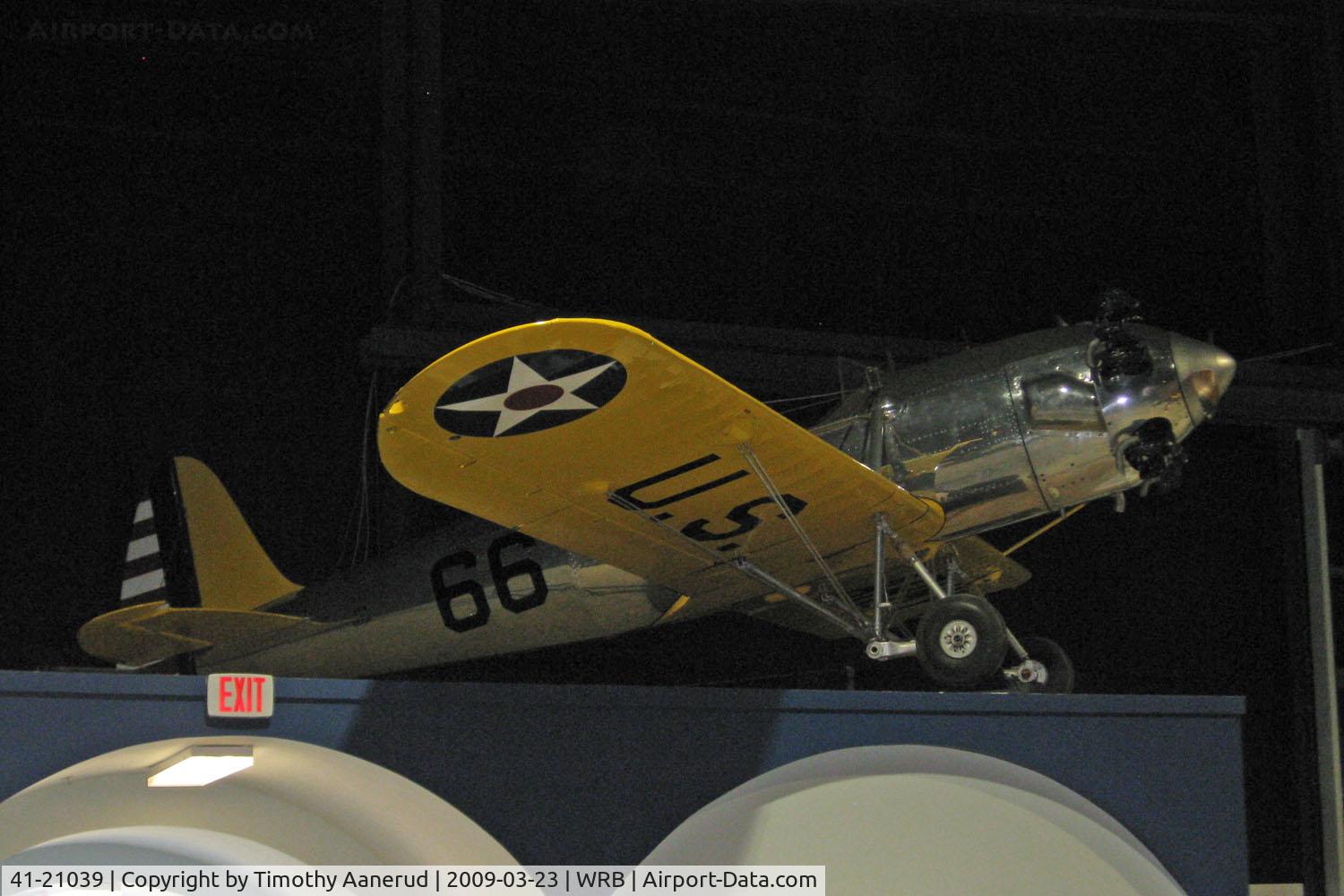 41-21039, 1941 Ryan PT-22 Recruit (ST3KR) C/N 2248, Museum of Aviation, Robins AFB, Ex. N883D