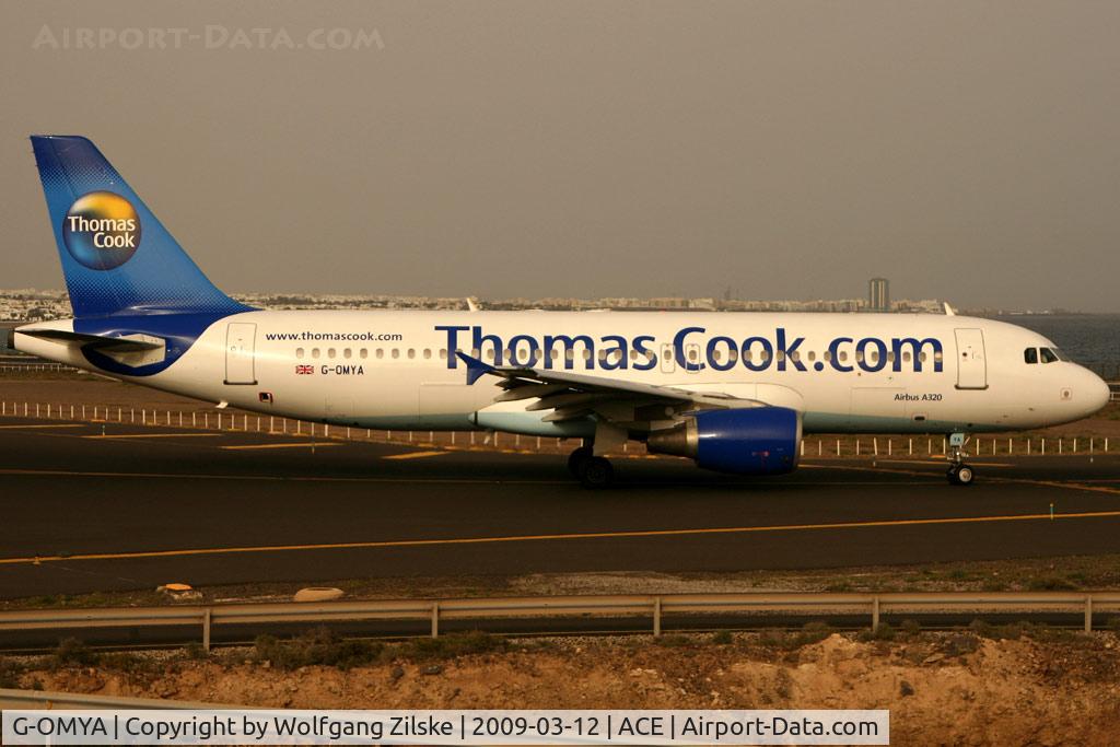 G-OMYA, 1997 Airbus A320-214 C/N 716, visitor