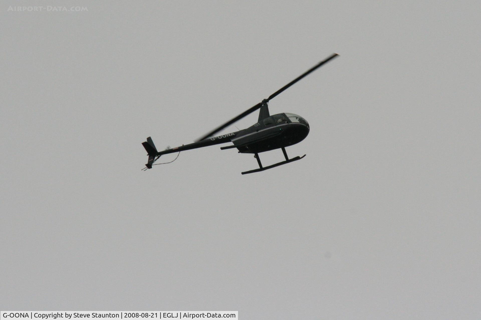 G-OONA, 2005 Robinson R44 Clipper II C/N 10907, Taken whilst over flying Chalgrove Airfield (EGLJ)