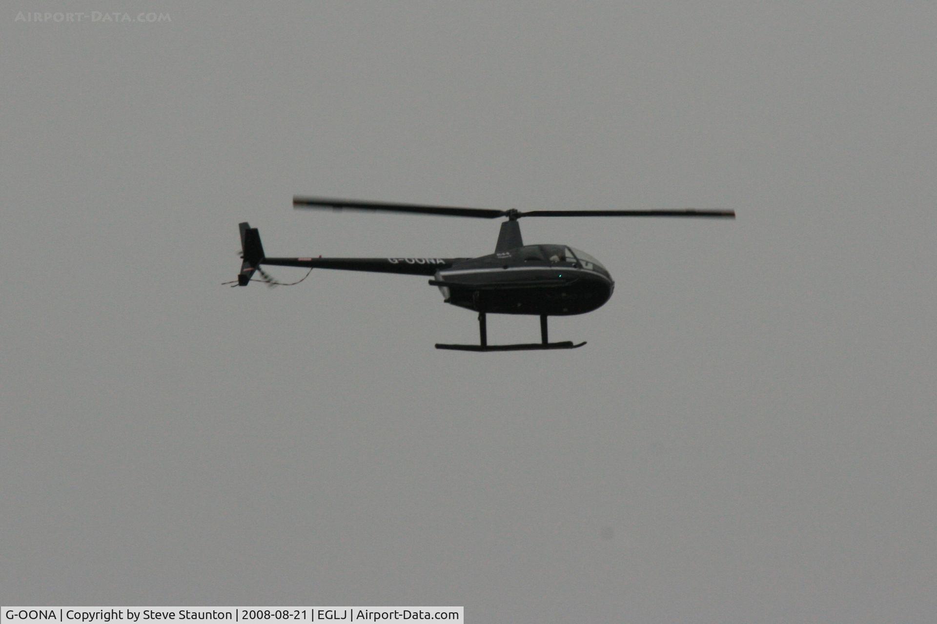 G-OONA, 2005 Robinson R44 Clipper II C/N 10907, Taken whilst over flying Chalgrove Airfield (EGLJ)