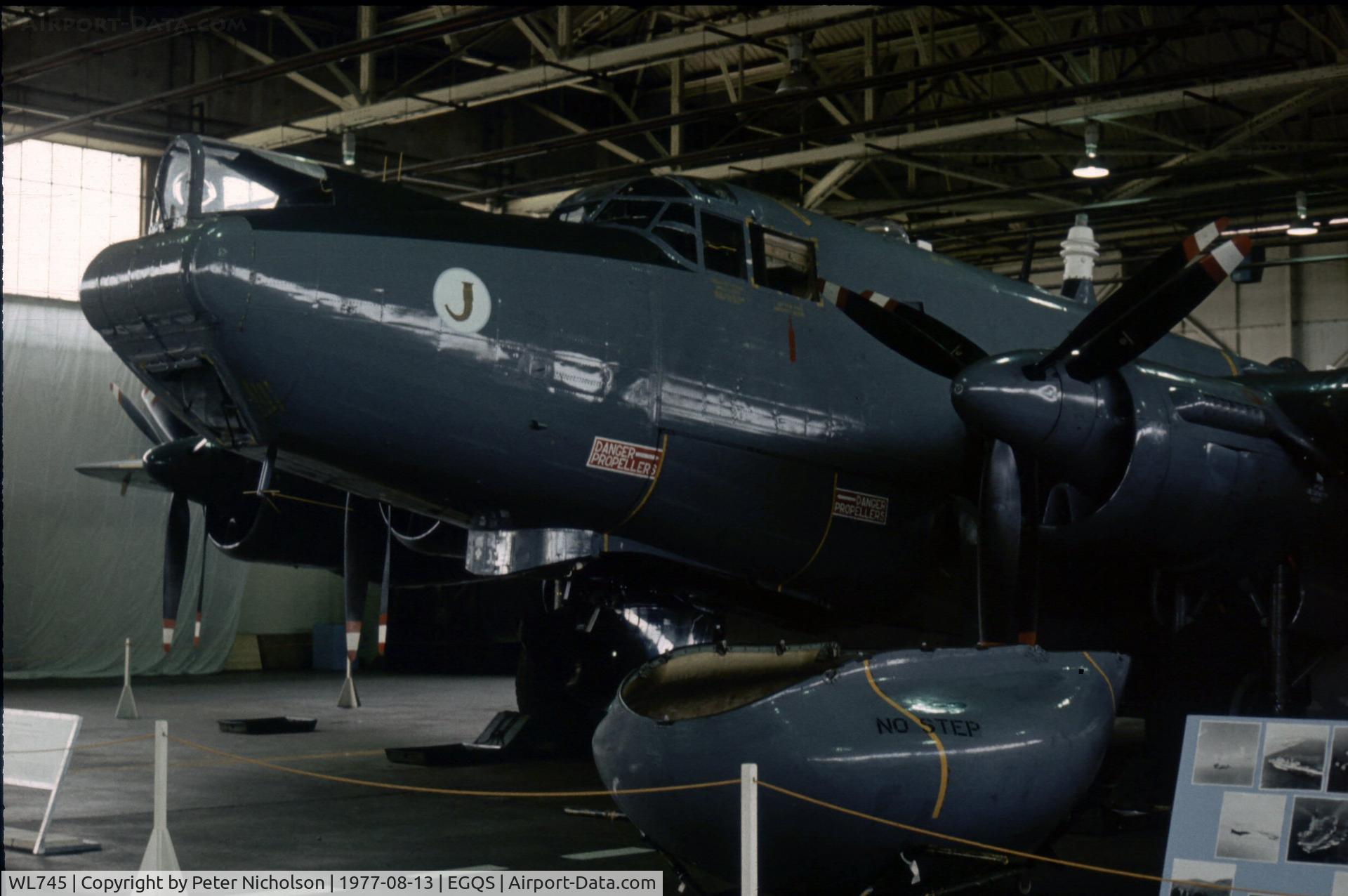 WL745, 1953 Avro 716 Shackleton AEW.2 C/N Not found WL745, Shackleton AEW.2 of 8 Squadron at the 1977 RAF Lossiemouth Open Day.