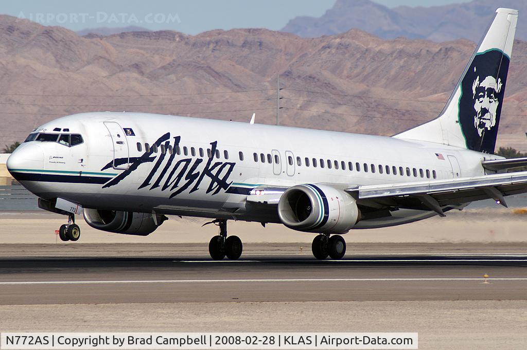 N772AS, 1993 Boeing 737-4Q8 C/N 25105, Alaska Airlines / 1993 Boeing 737-4Q8