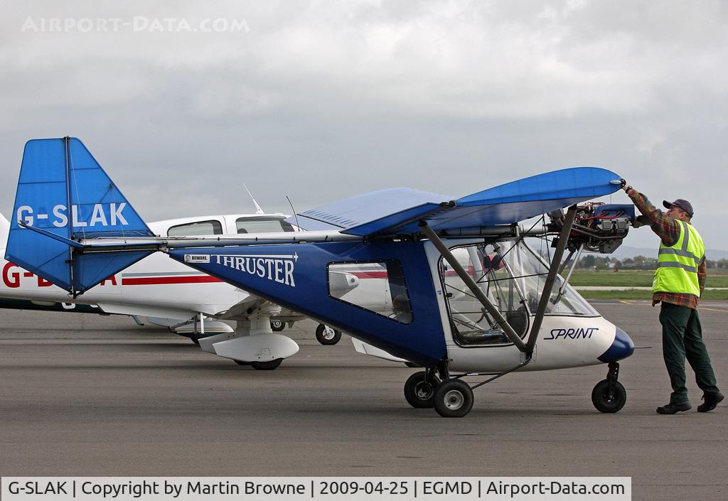 G-SLAK, 2002 Thruster T600N 450 C/N 0122-T600N-075, Thruster T600N Microlight