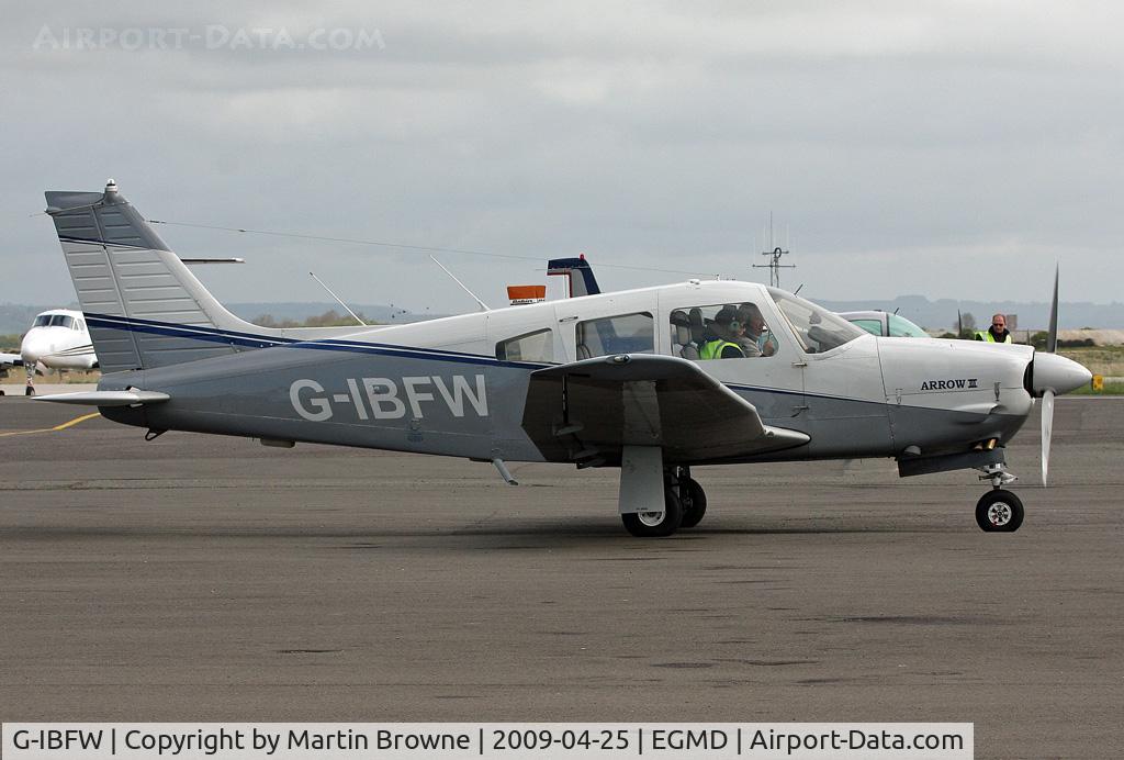 G-IBFW, 1978 Piper PA-28R-201 Cherokee Arrow III C/N 28R-7837235, PIPER PA28R