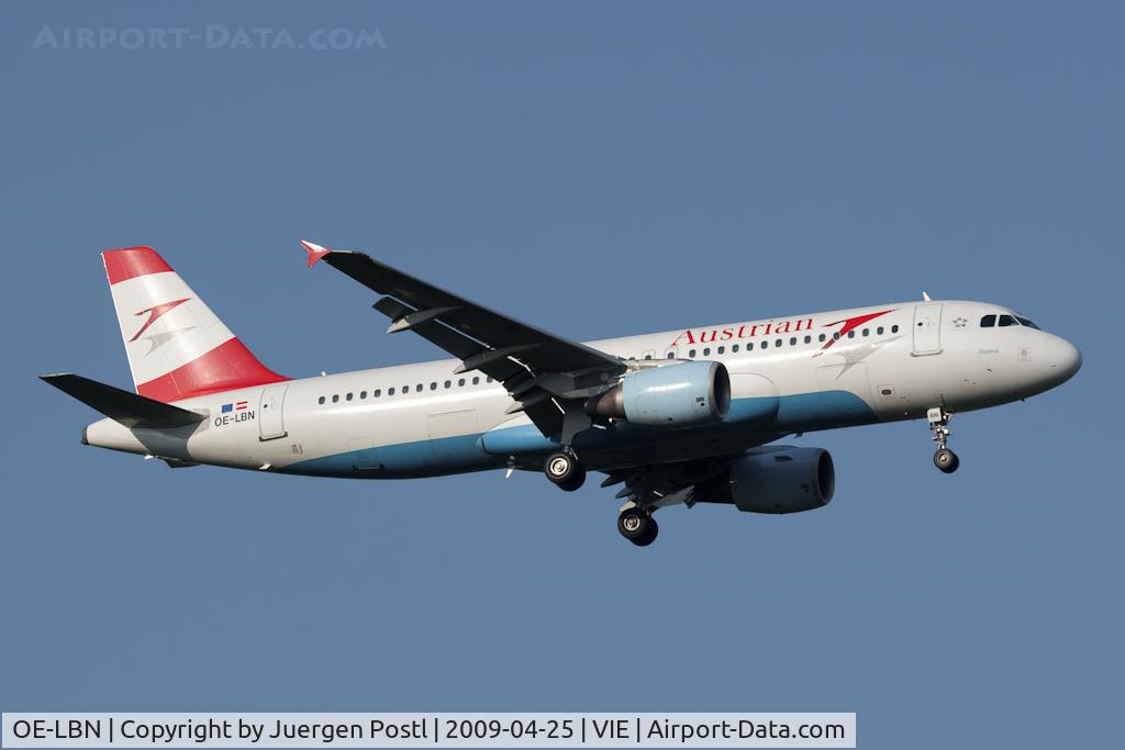 OE-LBN, 1997 Airbus A320-214 C/N 768, Airbus A320-214