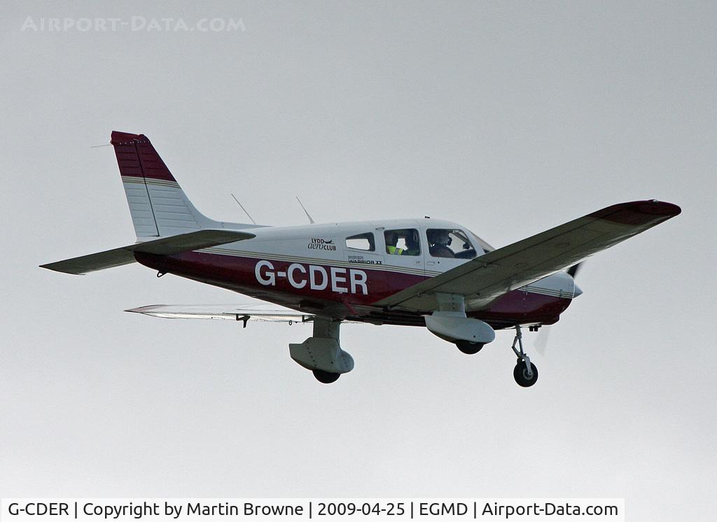 G-CDER, 1981 Piper PA-28-161 Cherokee Warrior II C/N 28-8116222, PIPER PA28