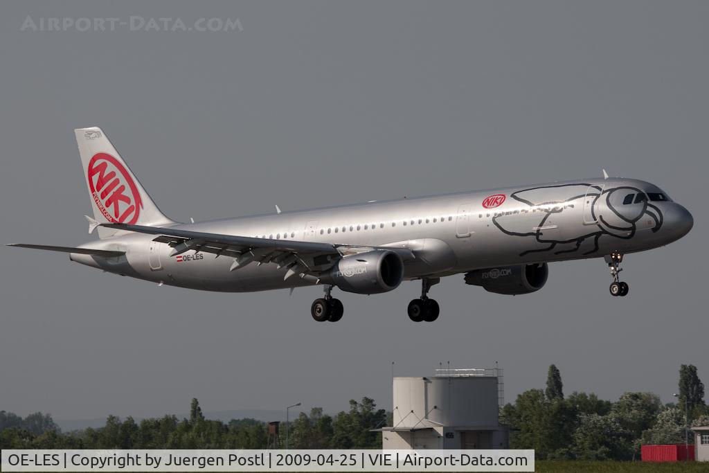 OE-LES, 2008 Airbus A321-211 C/N 3504, Airbus A321-231