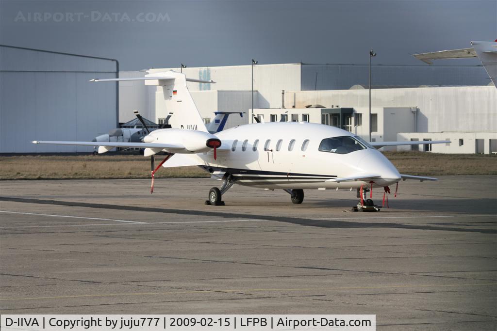 D-IIVA, 2007 Piaggio P-180 Avanti II C/N 1125, on transit at Le Bourget