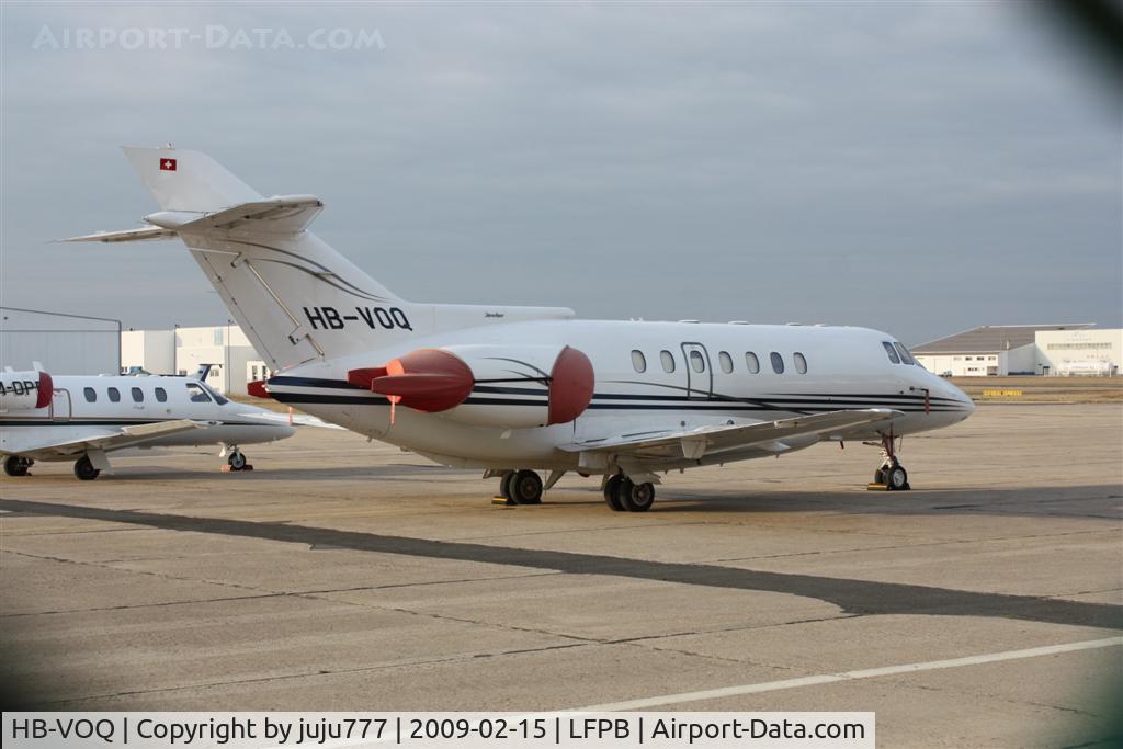 HB-VOQ, 1992 British Aerospace BAe.125-1000A C/N 259021, on transit at Le Bourget