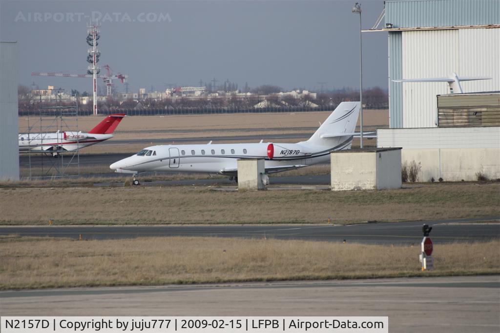 N2157D, 2008 Cessna 680 Citation Sovereign C/N 680-0241, on transit at Le Bourget