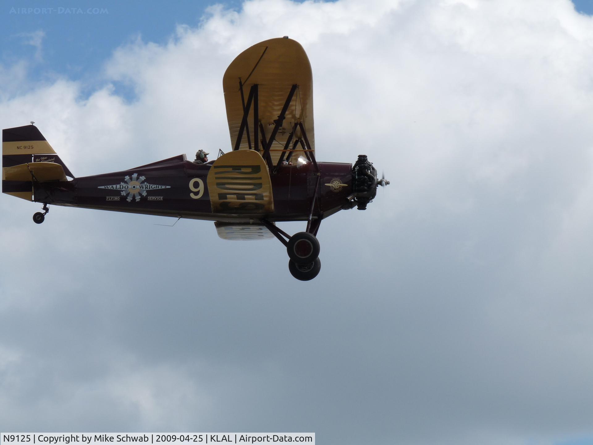 N9125, 1931 New Standard D-25A C/N 205, Landing after giving rides @ Sun-N-Fun