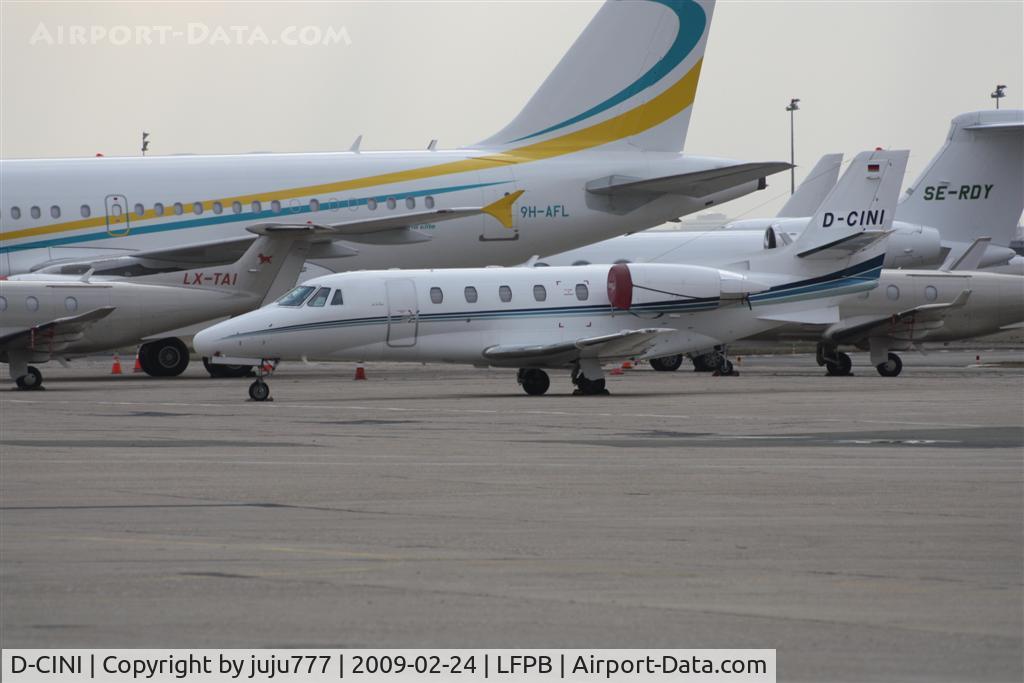 D-CINI, 2001 Cessna 560XL Citation Excel C/N 560-5195, on transit at Le Bourget