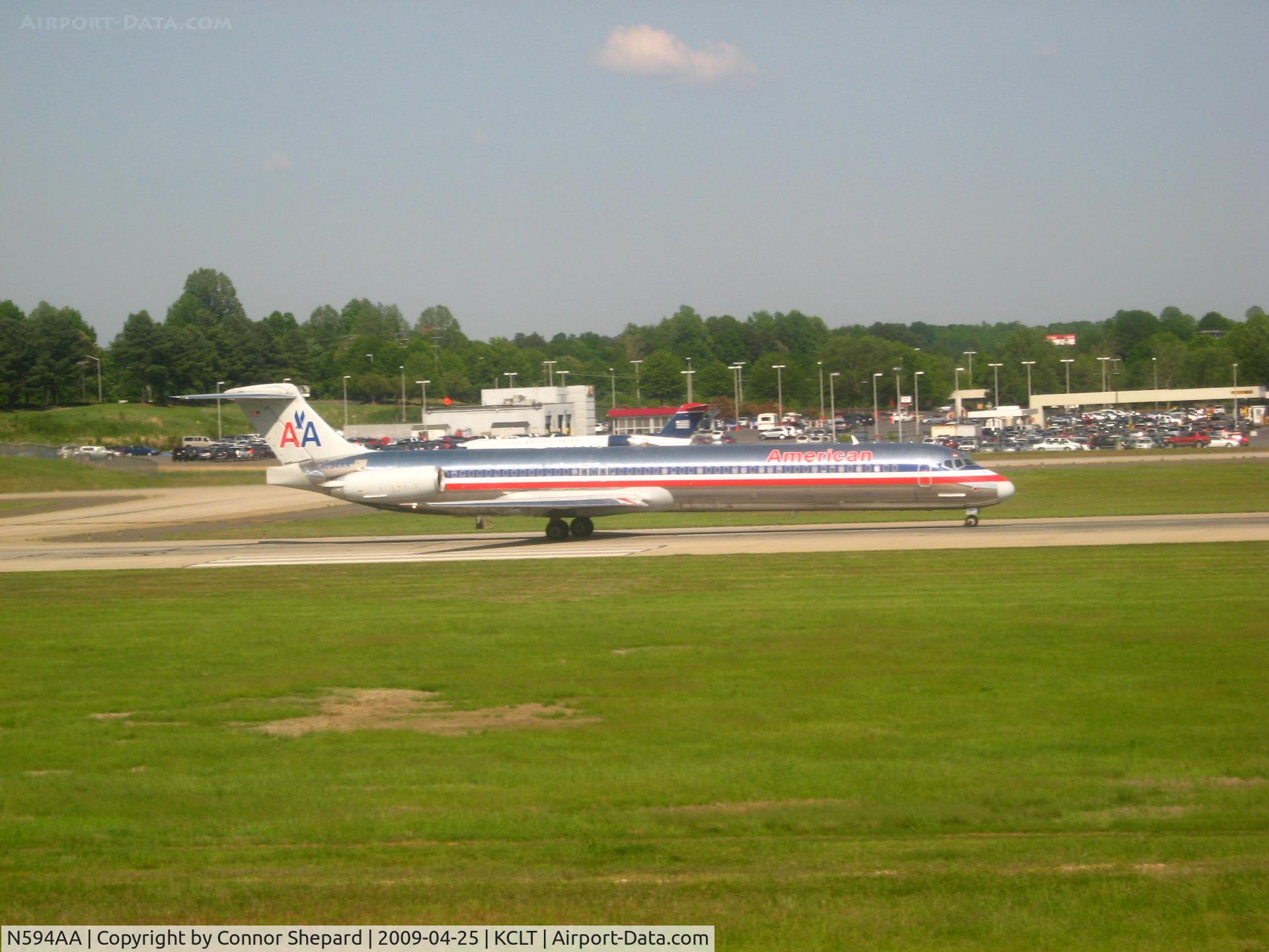 N594AA, 1992 McDonnell Douglas MD-83 (DC-9-83) C/N 53284, DC-9