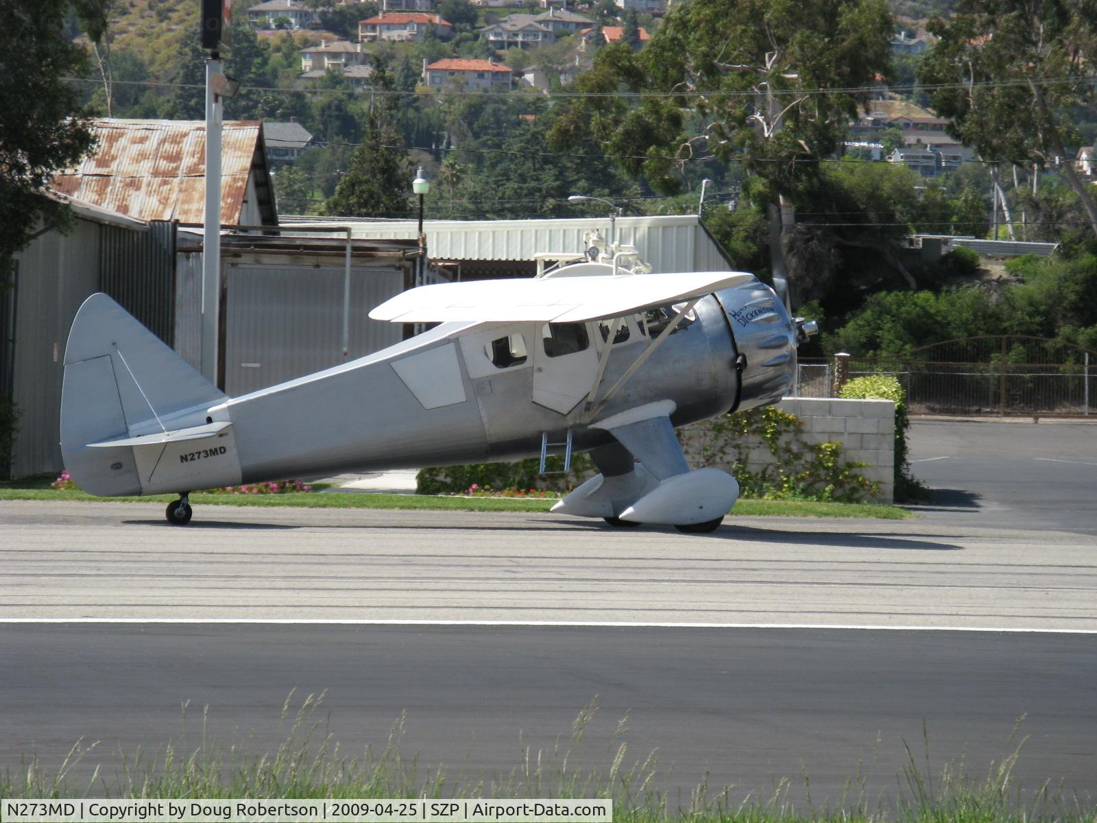 N273MD, , 2008 Dickenson Howard DGA-21 'Mr. Dickenson', P&W R-1340-57 Wasp radial 600 Hp, taxi