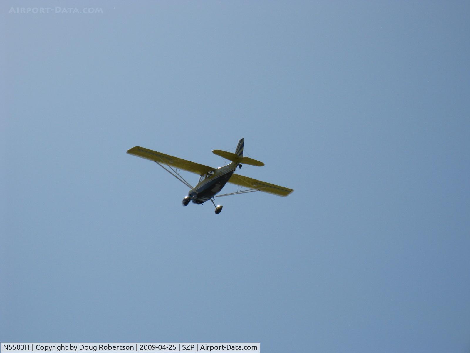 N5503H, 1978 Bellanca 8KCAB Super Decathlon C/N 413-78, 1978 Bellanca 8KCAB SUPER DECATHLON, Lycoming AEIO-360 180 Hp, departure climb