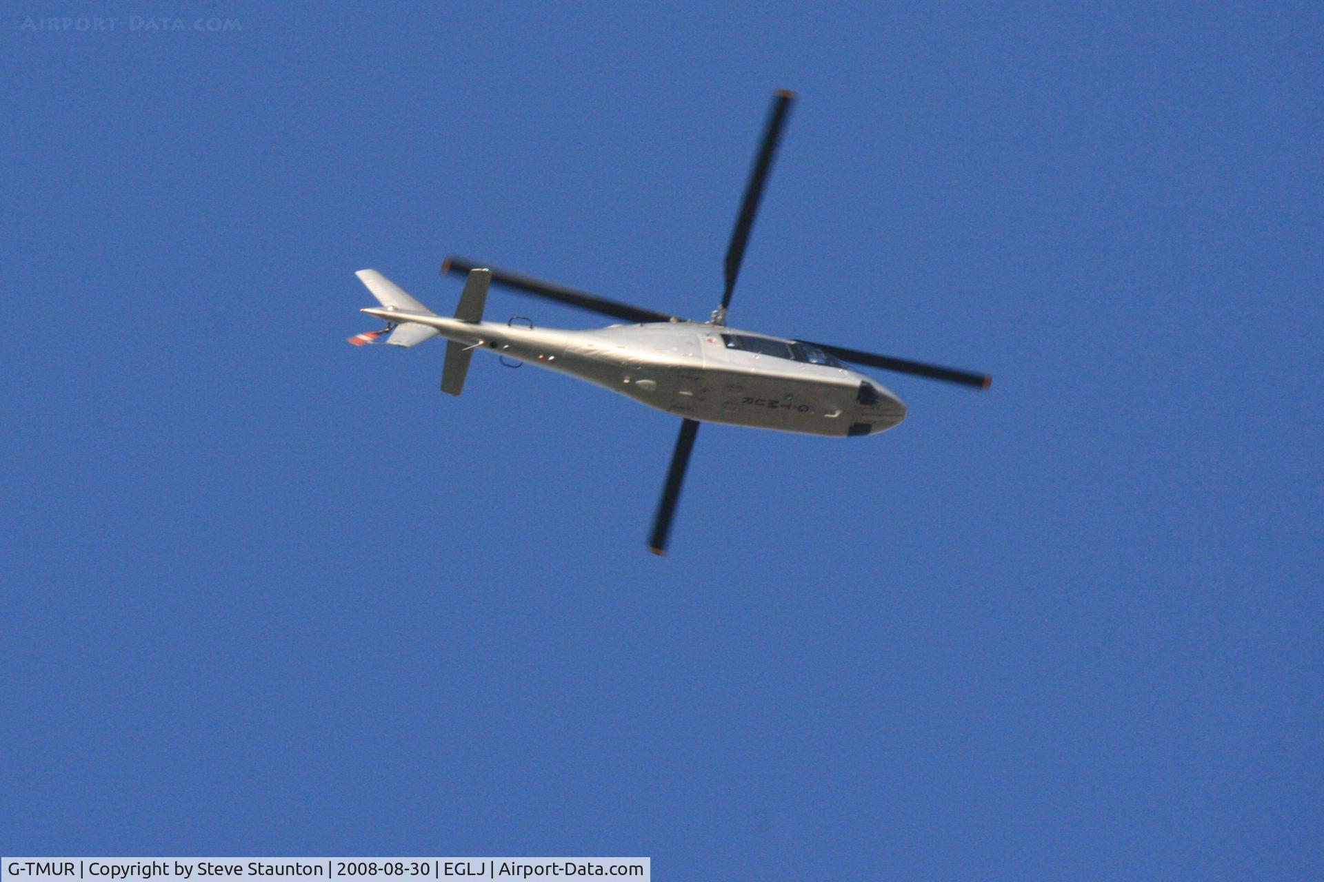 G-TMUR, 1985 Agusta A109A II C/N 7289, Taken whilst over flying Chalgrove Airfield (EGLJ)