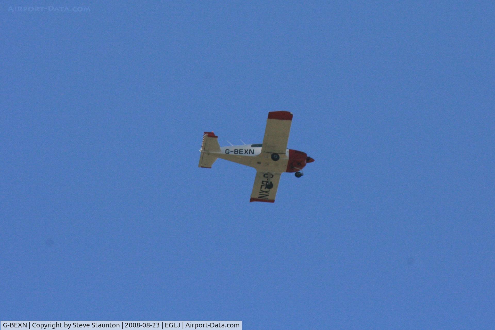 G-BEXN, 1977 Grumman American AA-1C Lynx C/N AA1C-0045, Taken whilst over flying Chalgrove Airfield (EGLJ)