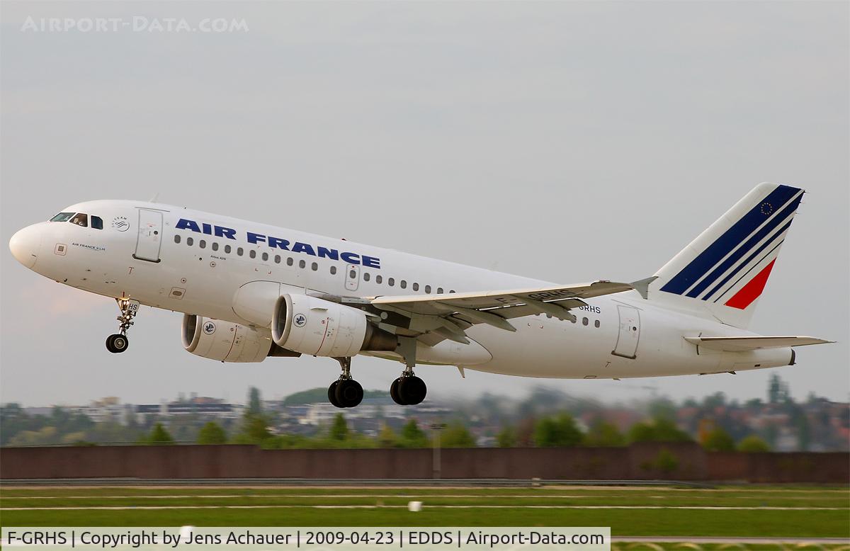 F-GRHS, 2001 Airbus A319-111 C/N 1444, AirFrance Airbus 319-311