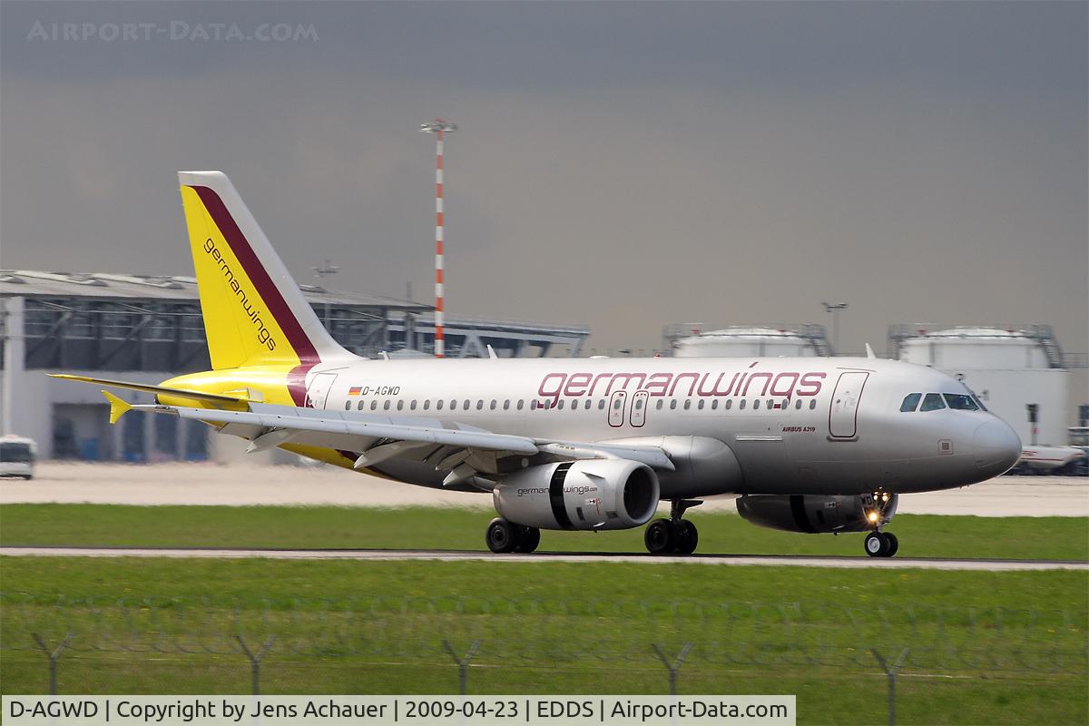 D-AGWD, 2007 Airbus A319-132 C/N 3011, Germanwings Airbus 319-132