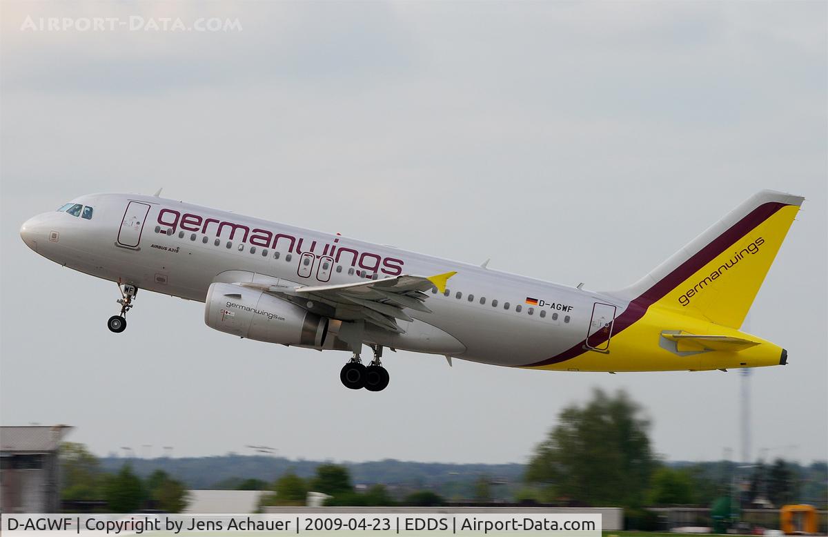 D-AGWF, 2007 Airbus A319-132 C/N 3172, Germanwings Airbus 319-132