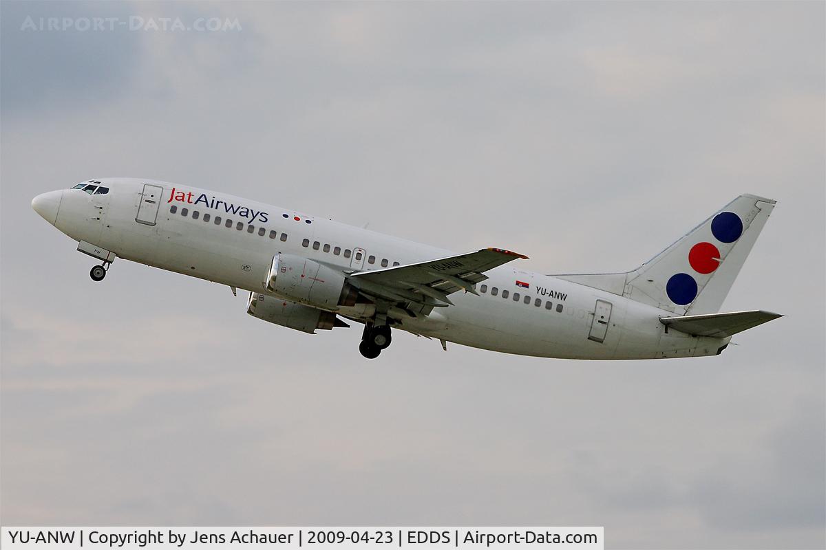 YU-ANW, 1988 Boeing 737-3H9 C/N 24141, JAT Airways Boeing 737-3H9